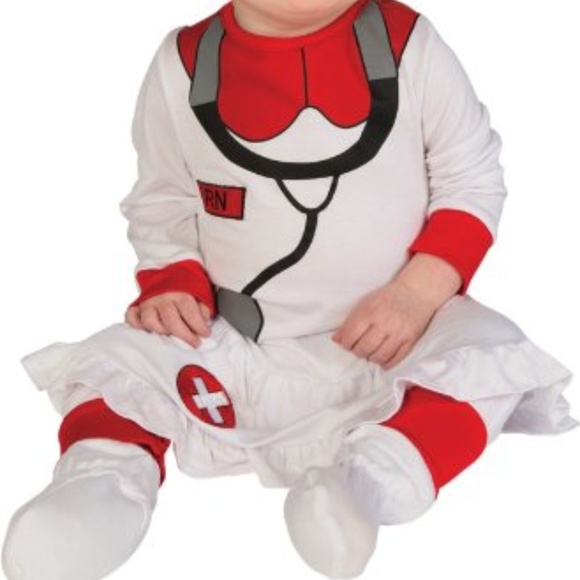 Rubie’s Official WW1 Nurse Girls Fancy Dress Hospital Uniform Kids Childs Childrens Costume 7 8 Y L Multi Colour